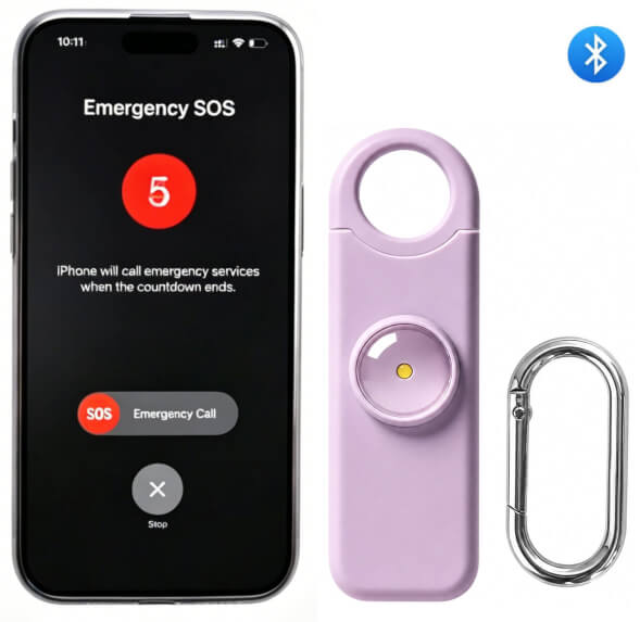 self defense siren safety alarm for women keychain